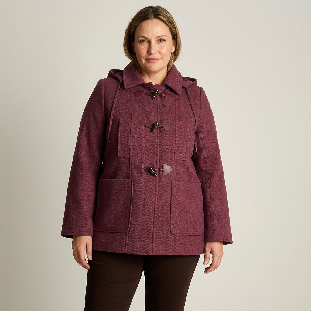 Montgomery Burdeo con Gorro y Alamares